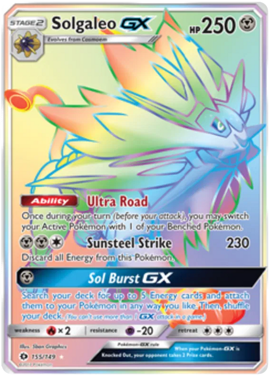 Solgaleo GX 155/149 Sun & Moon