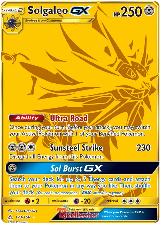 Solgaleo GX 173/156 Ultra Prism