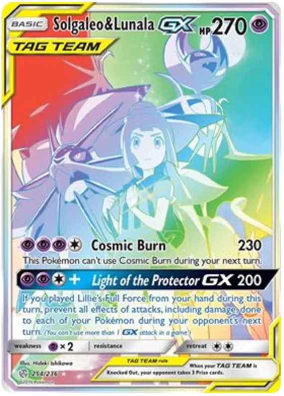 Solgaleo & Lunala GX 254/236 Cosmic Eclipse