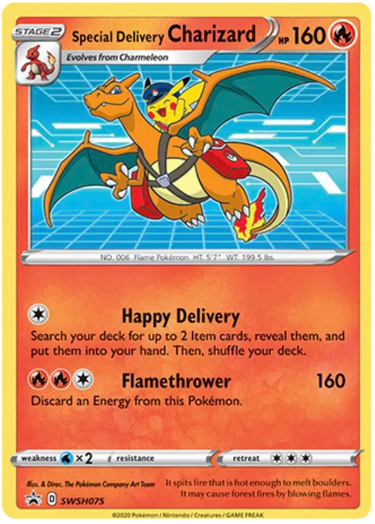Special Delivery Charizard SWSH075 Sword & Shield Promo