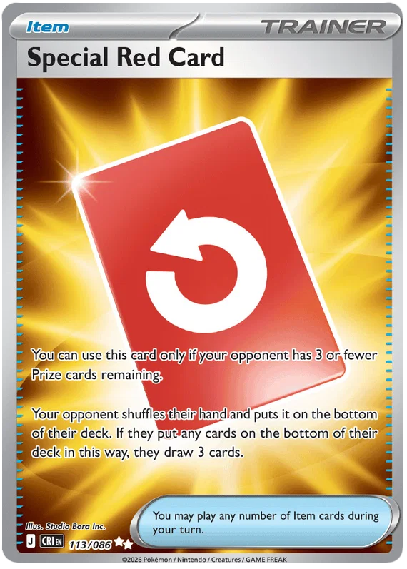 Special Red Card 113/086 Chaos Rising