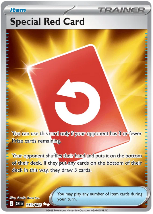 Special Red Card 113/086 Chaos Rising