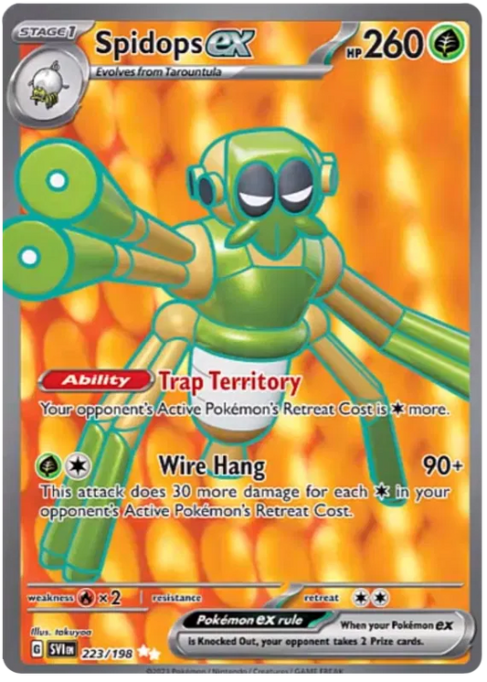 Spidops ex 223/198 Scarlet & Violet Base Set