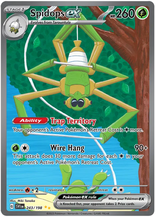 Spidops ex 243/198 Scarlet & Violet Base Set