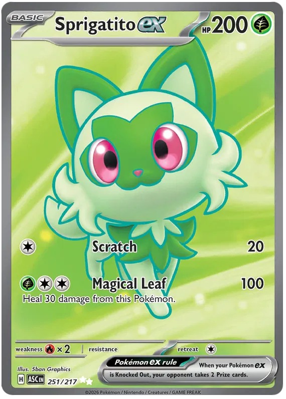 Sprigatito ex 251/217 Ascended Heroes