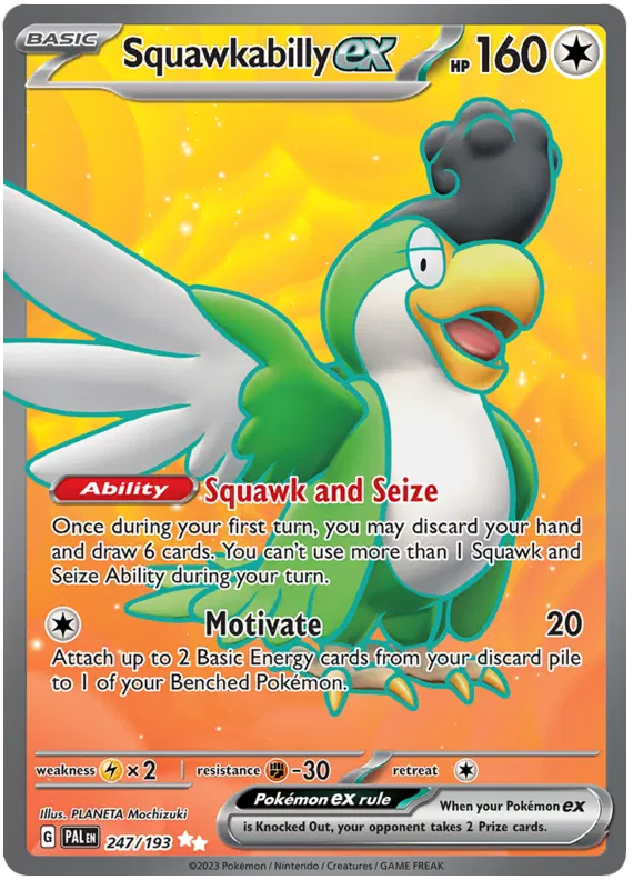 Squawkabilly ex 247/193 Paldea Evolved