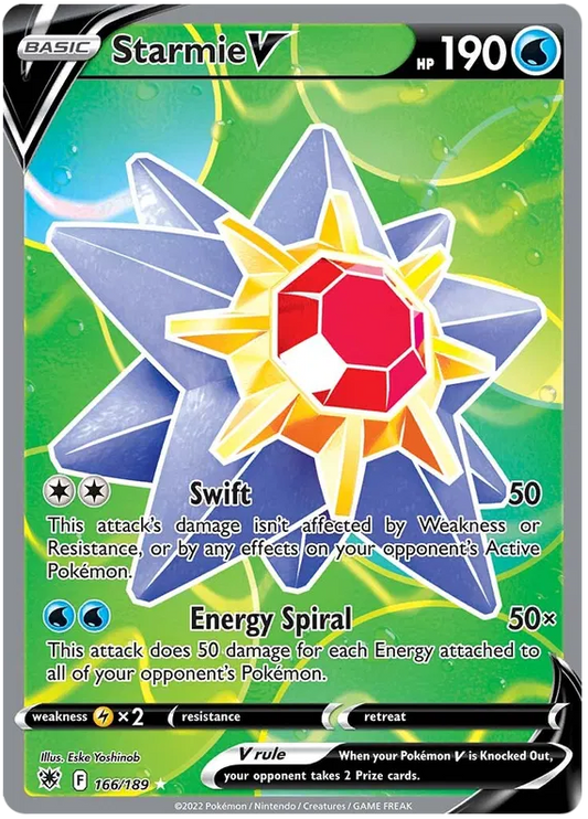Starmie V 166/189 Sword & Shield Astral Radiance