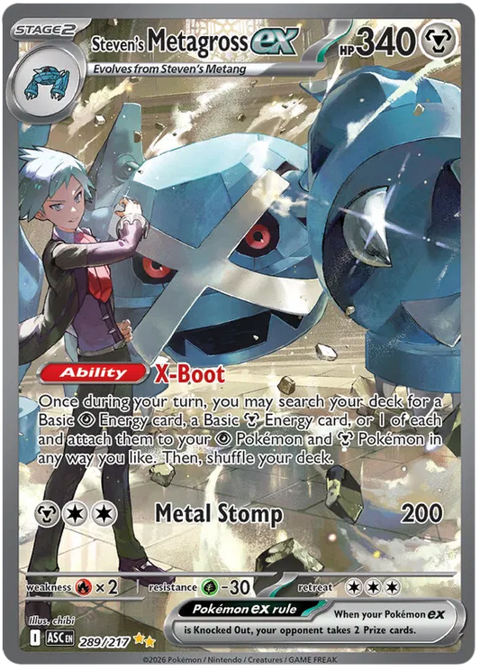 Steven's Metagross ex 289/217 Ascended Heroes