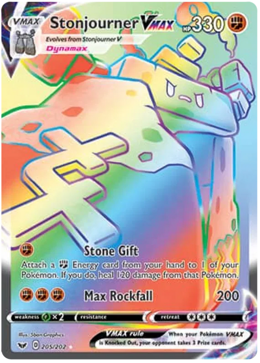 Stonjourner VMAX 205/202 Base Set