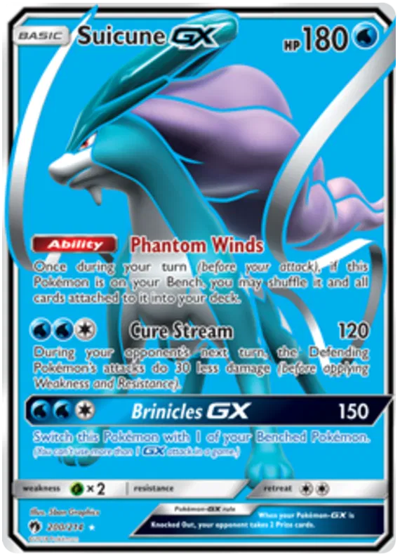 Suicune GX 200/214 Lost Thunder