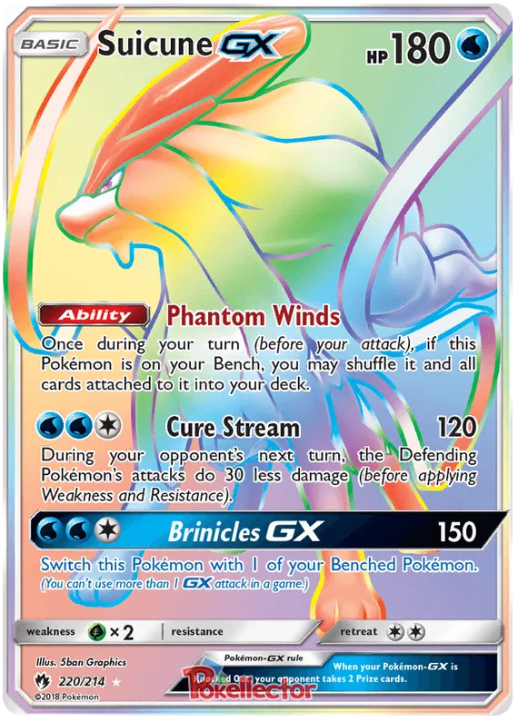 Suicune GX 220/214 Lost Thunder