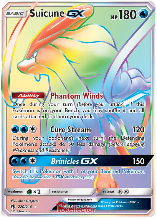 Suicune GX 220/214 Lost Thunder