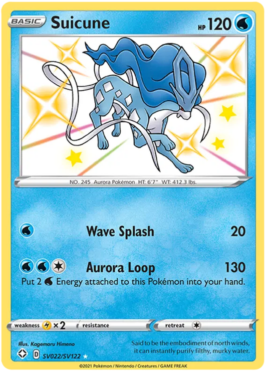 Suicune SV022/SV122 Shining Fates