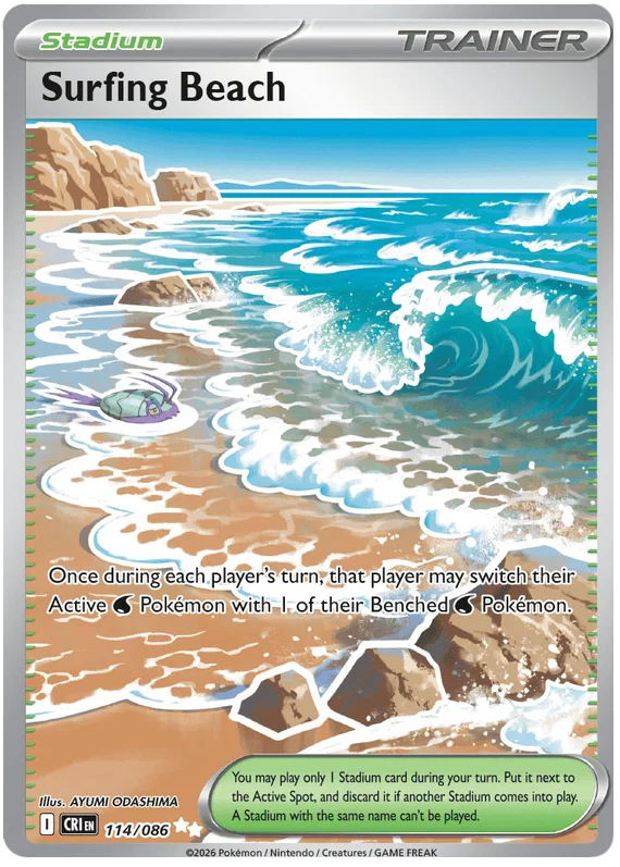Surfing Beach 114/086 Chaos Rising
