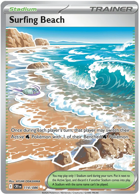 Surfing Beach 114/086 Chaos Rising