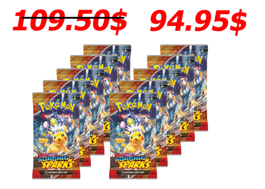 Surging Sparks 10x Booster Pack Bundle