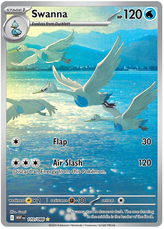 Swanna 110/086 White Flare