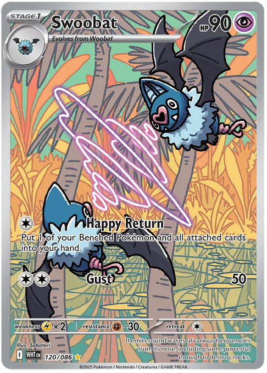 Swoobat 120/086 White Flare