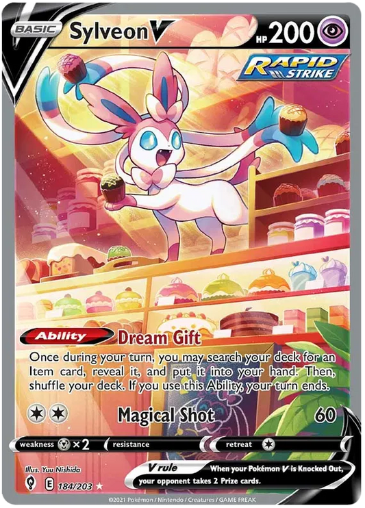 Sylveon V 184/203 Evolving Skies