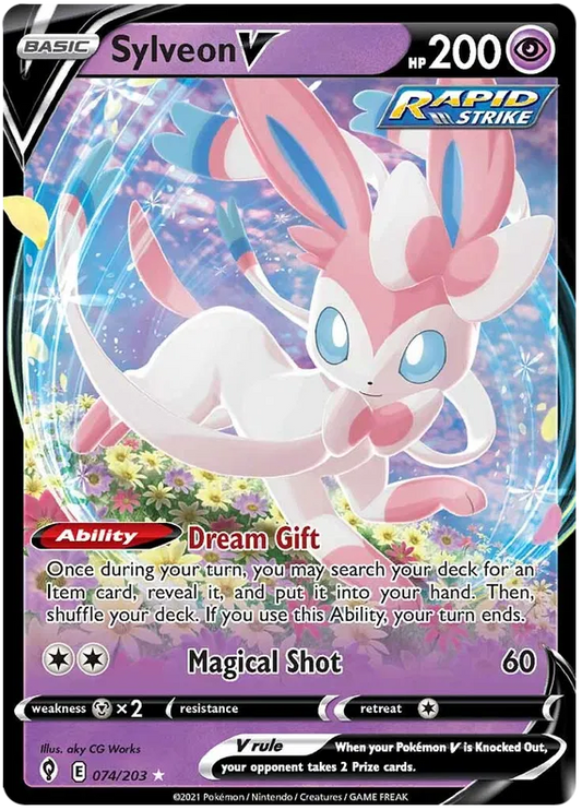 Sylveon V 074/203 Evolving Skies