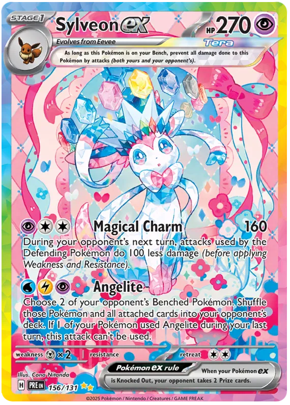 Sylveon ex 156/131 Prismatic Evolutions