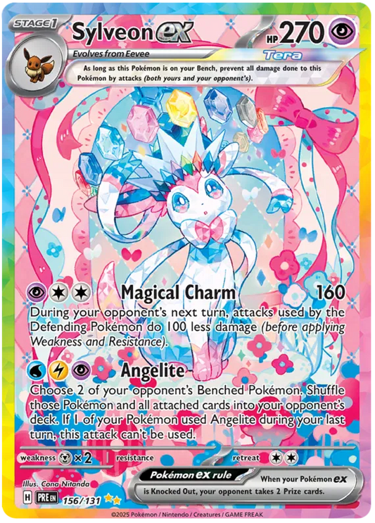 Sylveon ex 156/131 Prismatic Evolutions