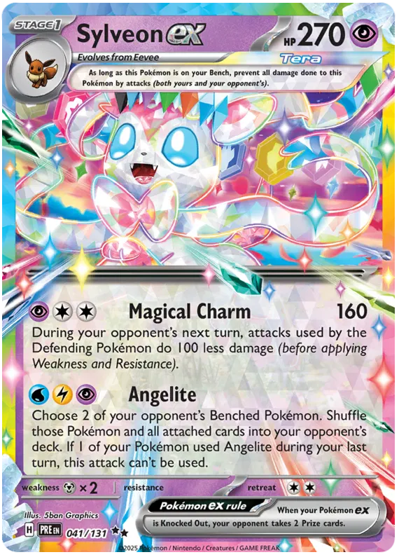 Sylveon ex 041/131 Prismatic Evolutions
