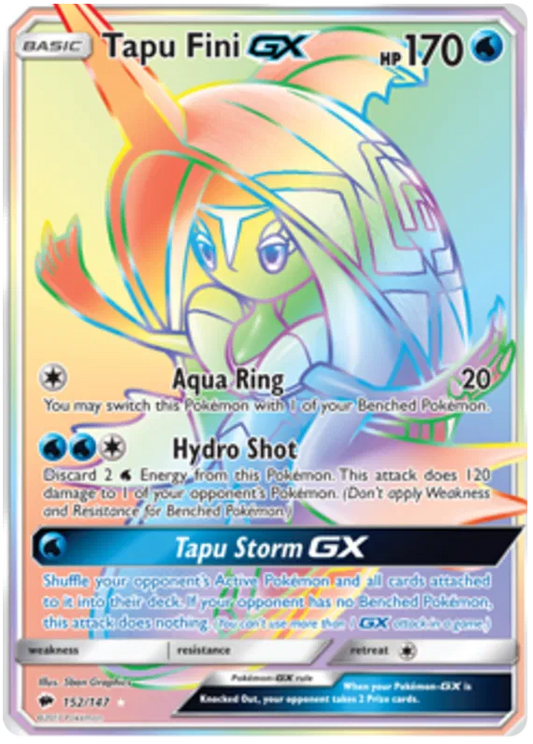 Tapu Fini GX 152/147 Burning Shadows