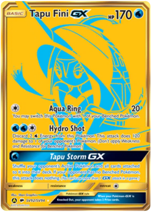 Tapu Fini GX SV92/SV94 Hidden Fates