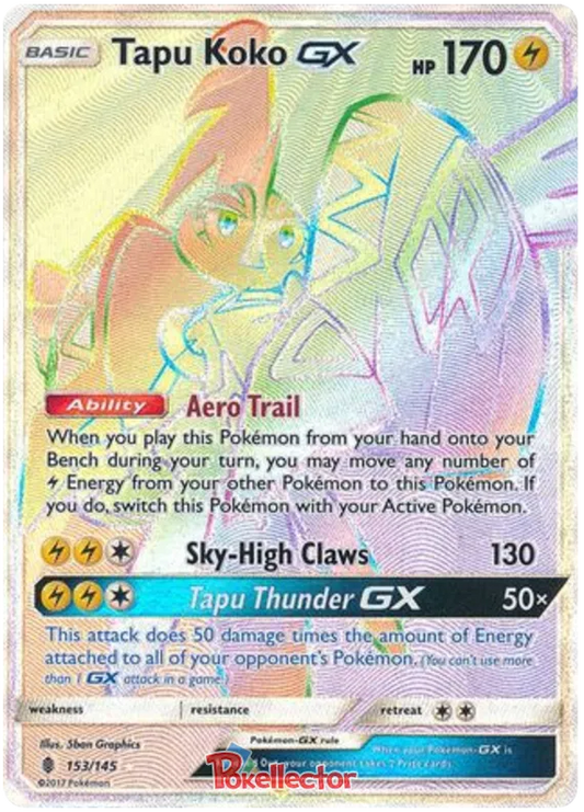 Tapu Koko GX 153/145 Guardians Rising