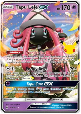 Tapu Lele GX 60/145 Sword & Shield Celebrations