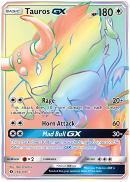 Tauros GX 156/149 Sun & Moon Base Set