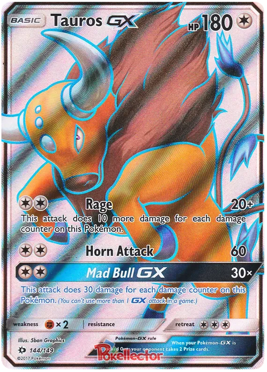 Tauros GX 144/149 Sun & Moon Base Set