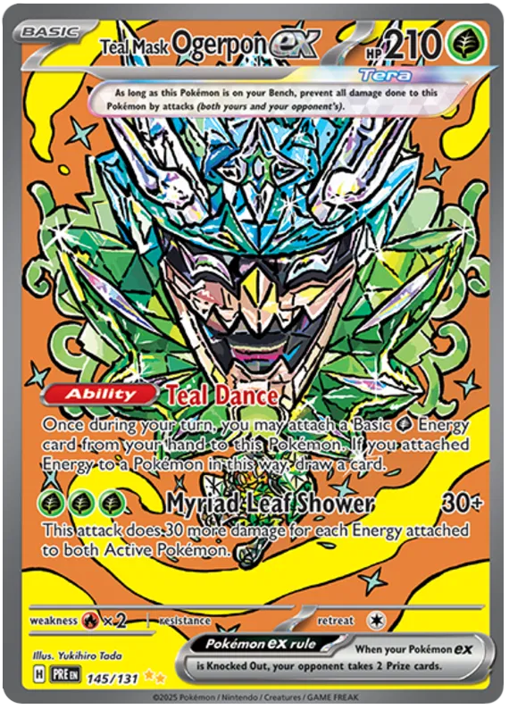 Teal Mask Ogerpon ex 145/131 Prismatic Evolutions