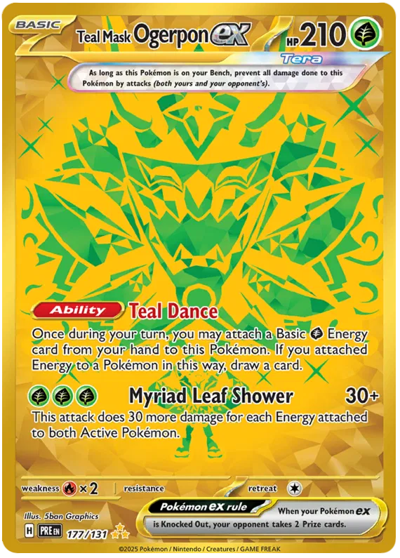 Teal Mask Ogerpon ex 177/131 Prismatic Evolutions
