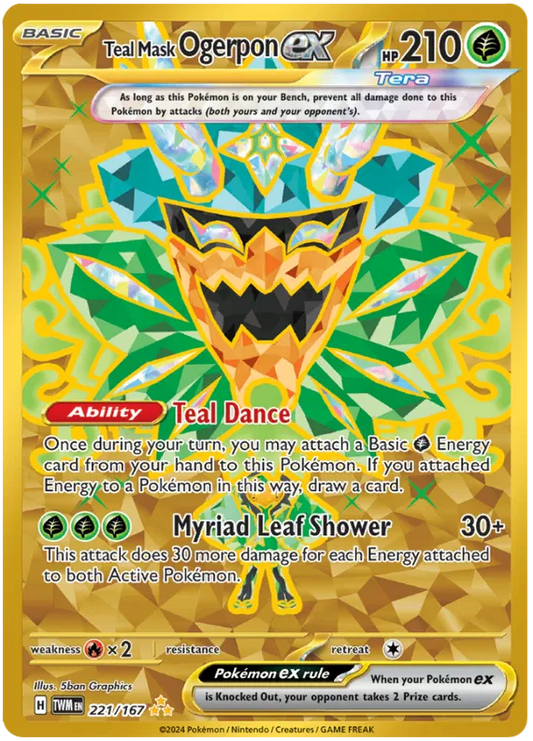 Teal Mask Ogerpon ex 221/167 Twilight Masquerade