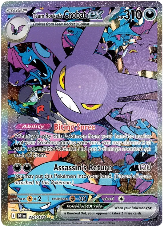 Team Rocket's Crobat ex 234/182 Destined Rivals