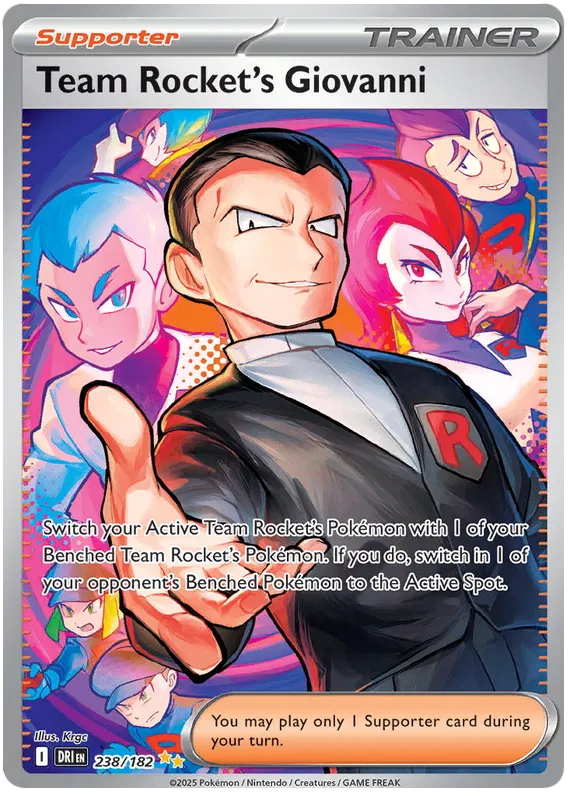 Team Rocket's Giovanni 238/182 Destined Rivals