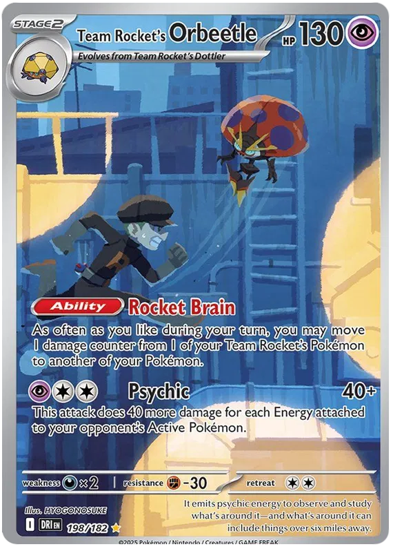 Team Rocket's Orbeetle 198/182 Destined Rivals