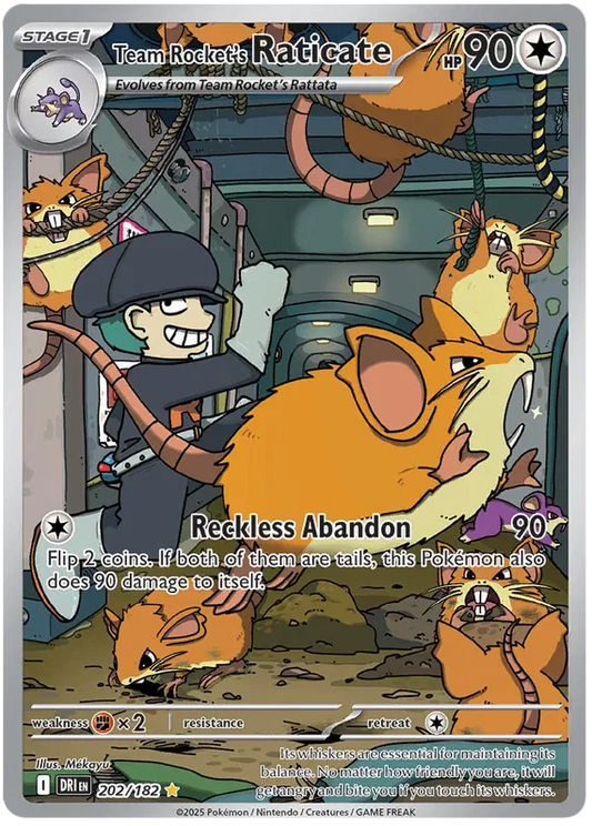 Team Rocket's Raticate 202/182 Destined Rivals