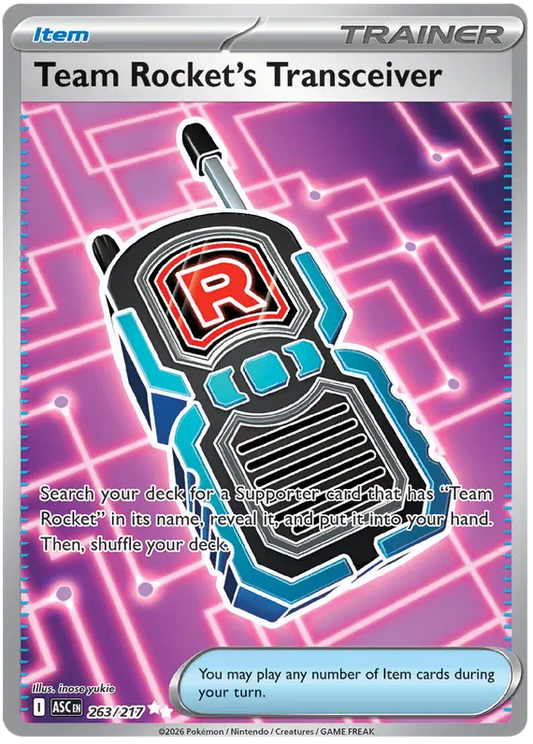 Team Rocket's Transceiver 263/217 Ascended Heroes
