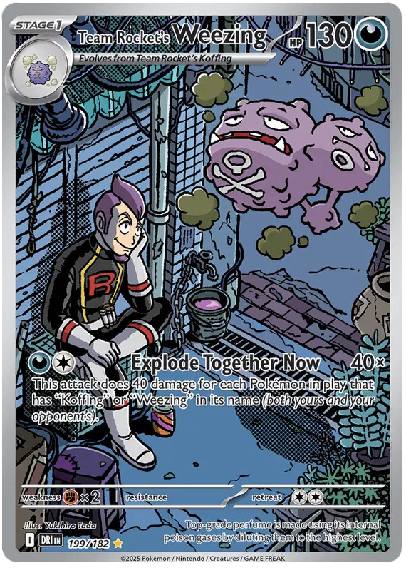 Team Rocket's Weezing 199/182 Destined Rivals