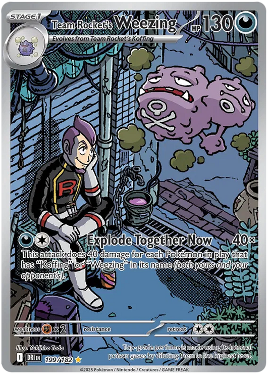 Team Rocket's Weezing 199/182 Destined Rivals