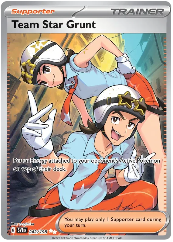 Team Star Grunt 242/198 Scarlet & Violet Base Set