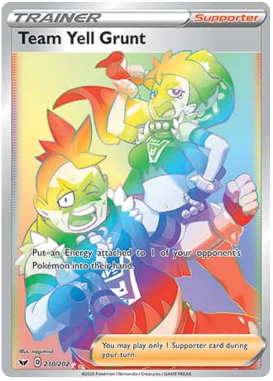 Team Yell Grunt 210/202 Base Set