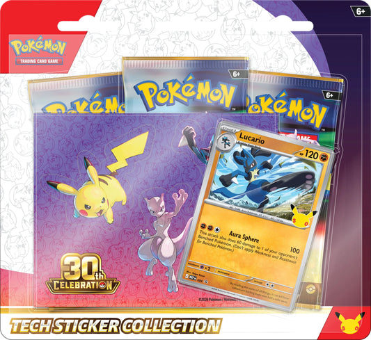 (Précommande) 30th Celebration Tech Sticker Collection [Lucario]
