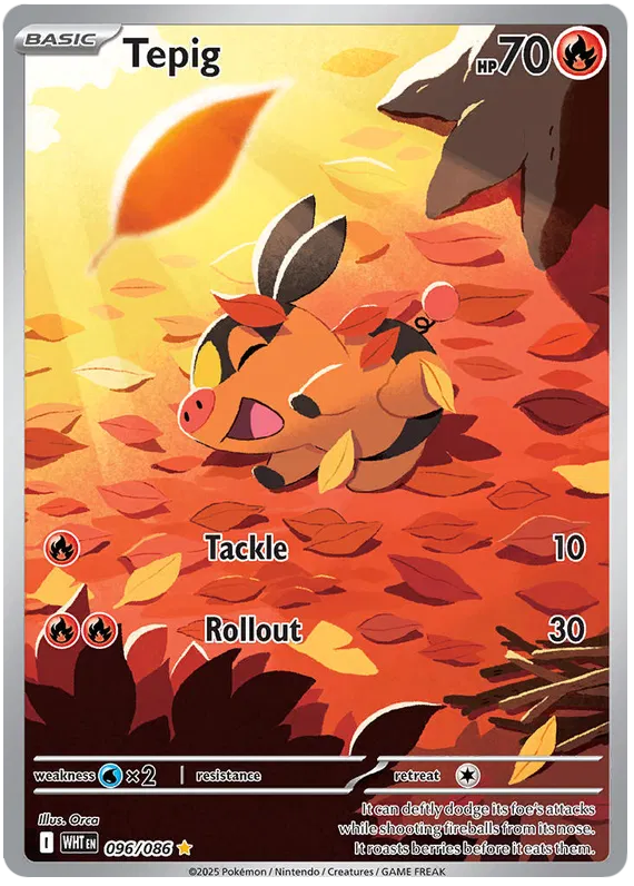 Tepig 096/086 White Flare
