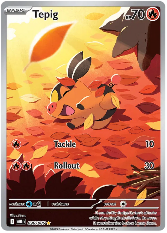 Tepig 096/086 White Flare