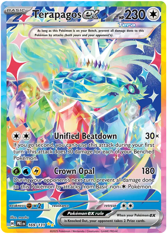 Terapagos ex 169/131 Prismatic Evolutions