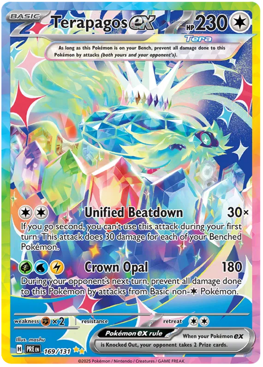 Terapagos ex 169/131 Prismatic Evolutions
